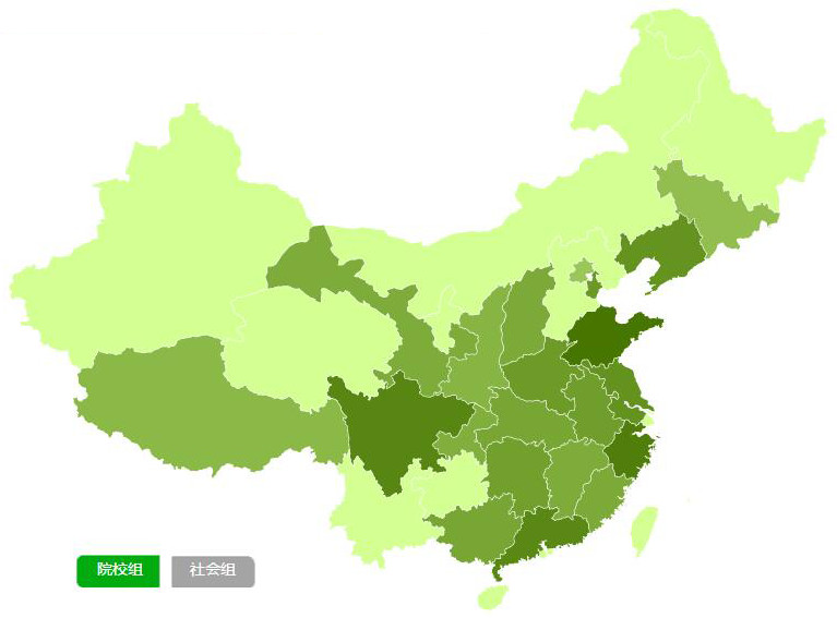 院校组报名分布图